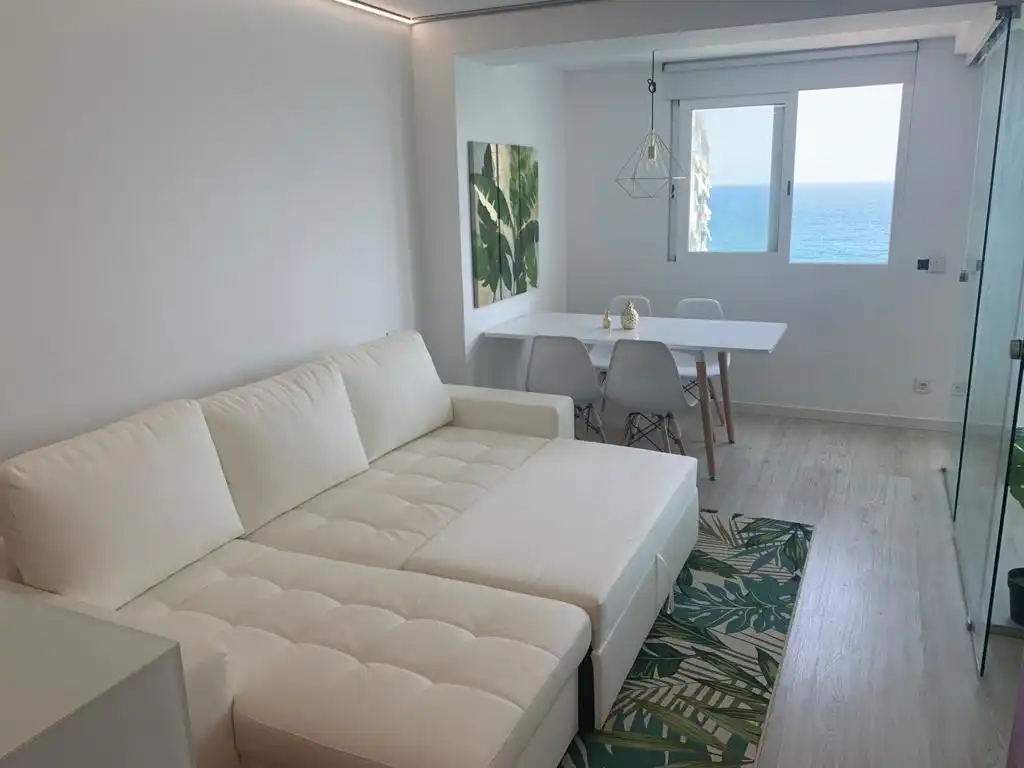 Sala de estar de Apartamento de alquiler en Cullera con Aire acondicionado, Amueblado y Lavadora