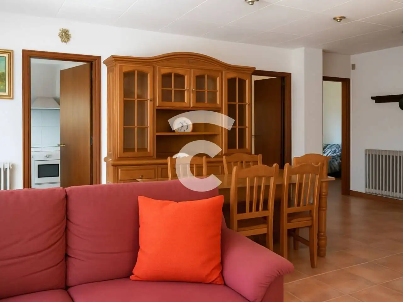 Living room of Houses for sale in Sant Agustí de Lluçanès  with Heating, Private garden and Terrace