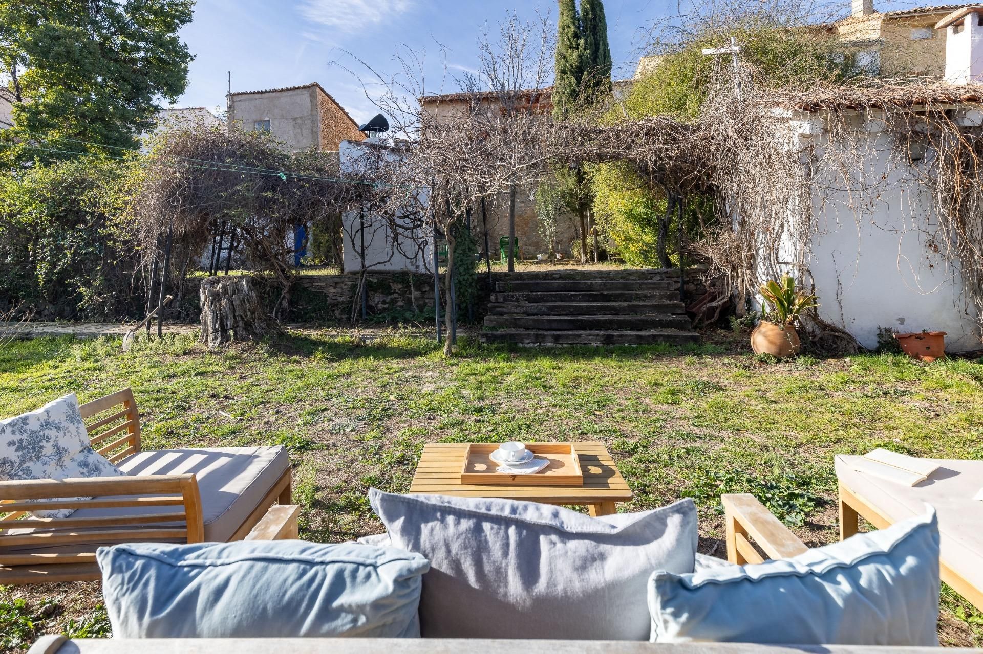 Terraza de Casa o chalet en venta en Aras de los Olmos con Aire acondicionado, Calefacción y Jardín privado