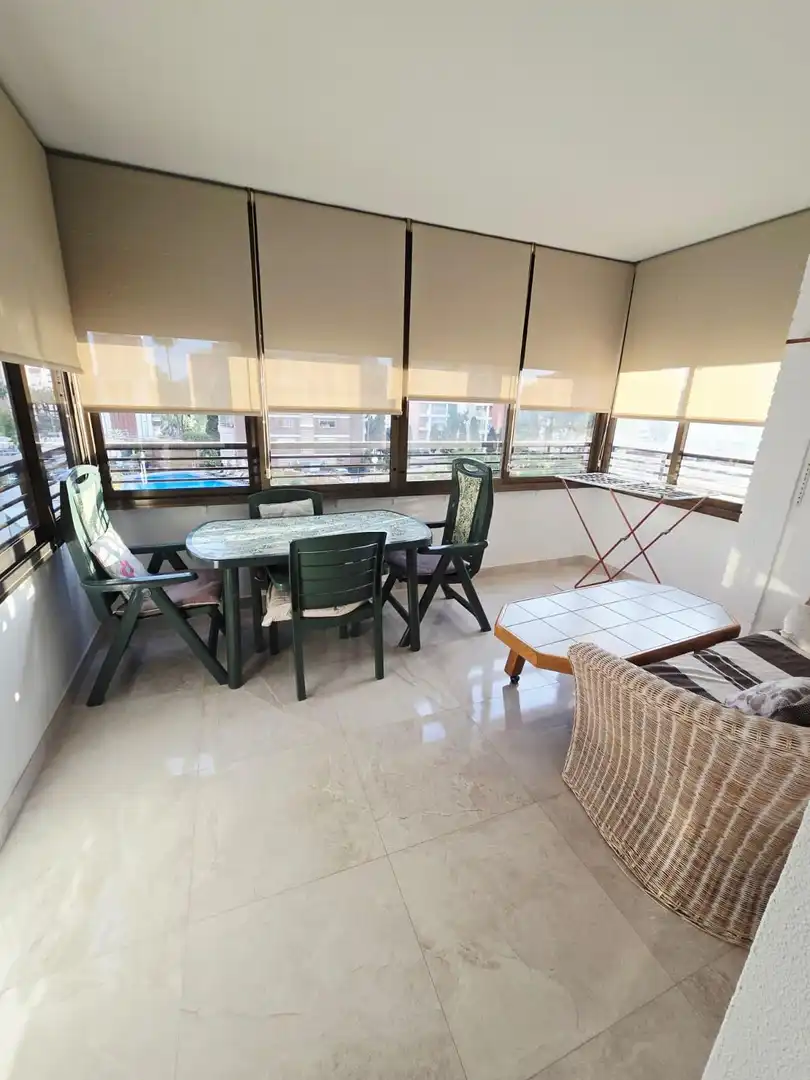 Terrace of Flat for rent in Benidorm  with Air Conditioner, Private garden and Terrace