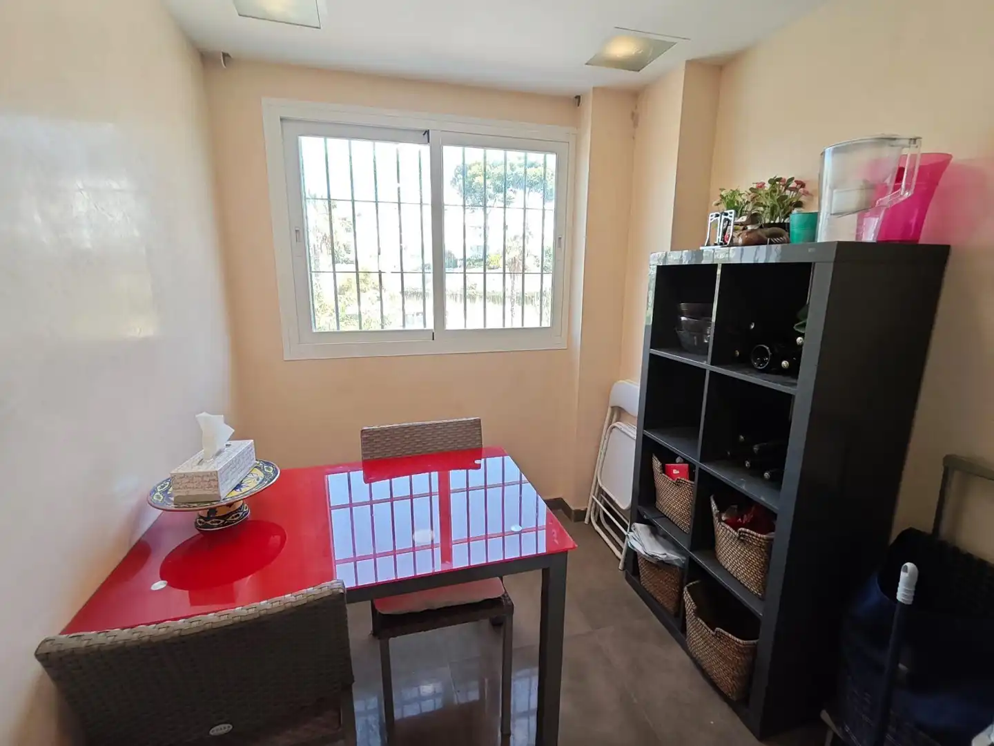Esszimmer von Wohnung zur Miete in Benalmádena mit Klimaanlage, Terrasse und Gemeinschaftspool