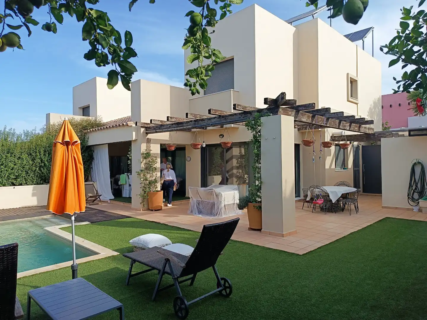 Terraza de Casa adosada en venta en Puerto Real con Aire acondicionado, Jardín privado y Parquet