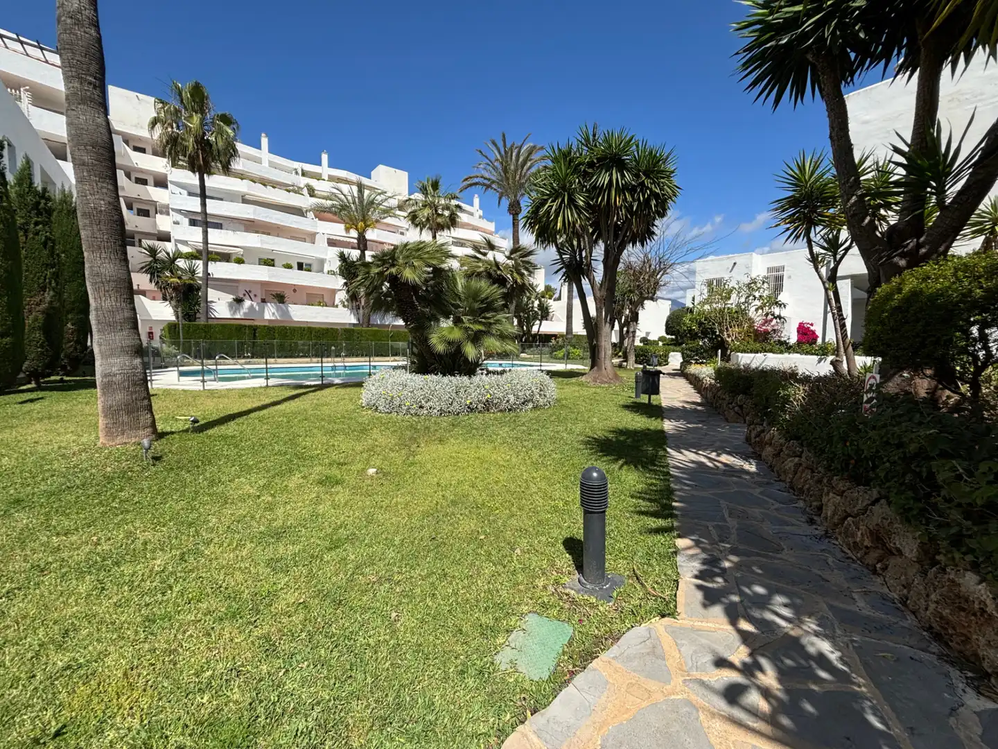 Garden of Flat for sale in Marbella  with Air Conditioner, Private garden and Terrace