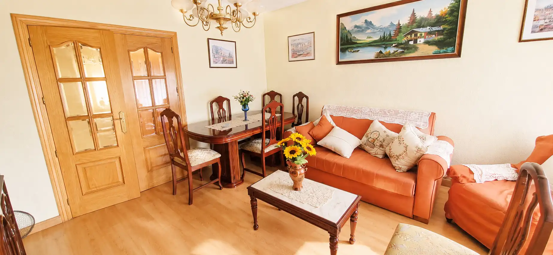 Sala de estar de Piso en venta en Madrid con Terraza