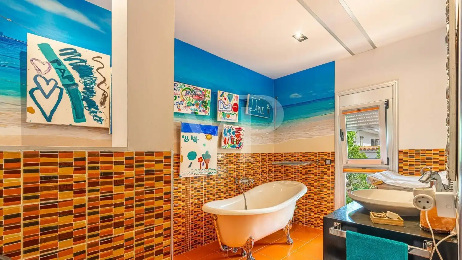 Bathroom of Houses for sale in Arona  with Air Conditioner, Parquet flooring and Terrace