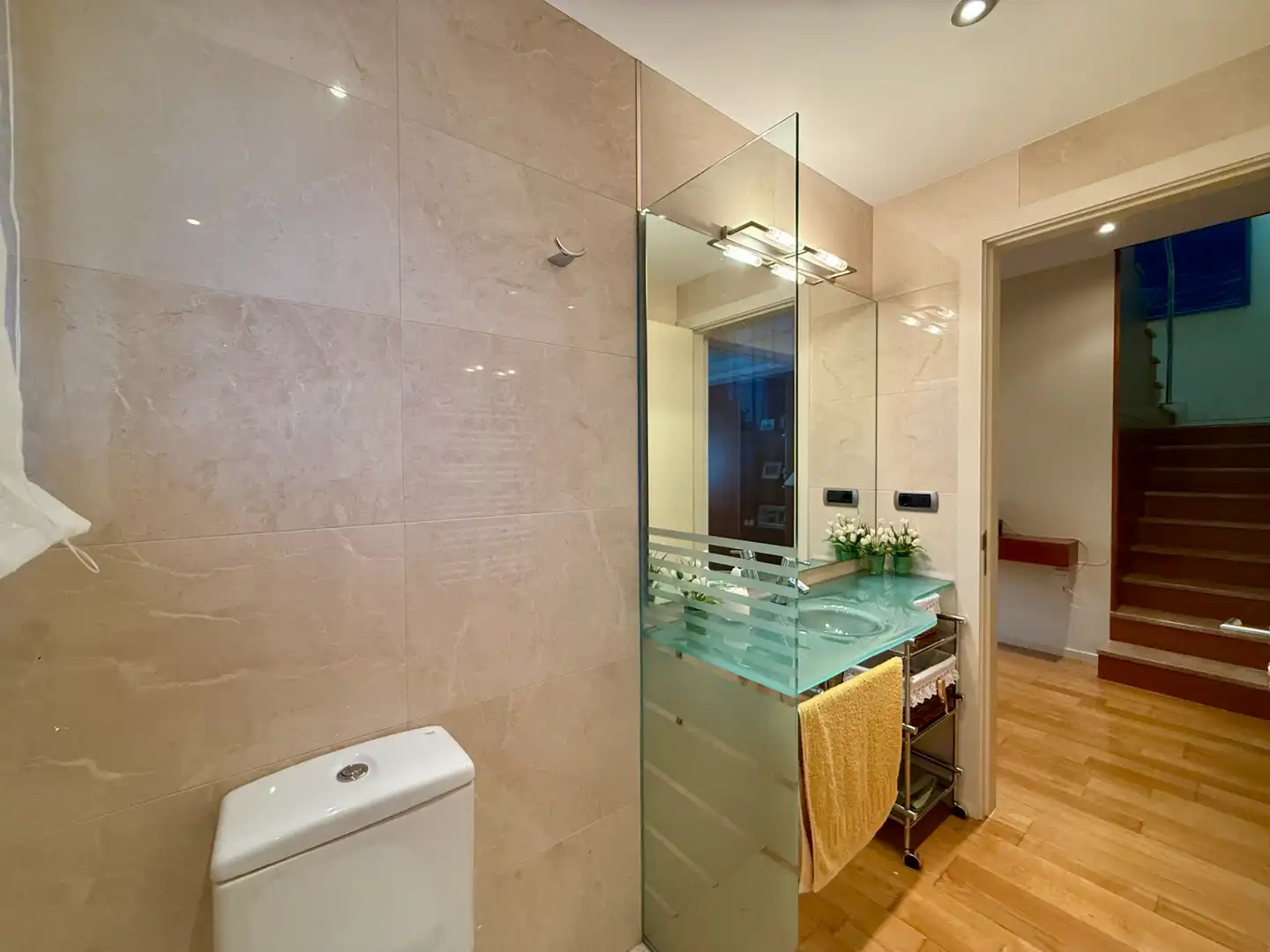Baño de Casa o chalet en venta en Castellar del Vallès con Calefacción, Jardín privado y Terraza