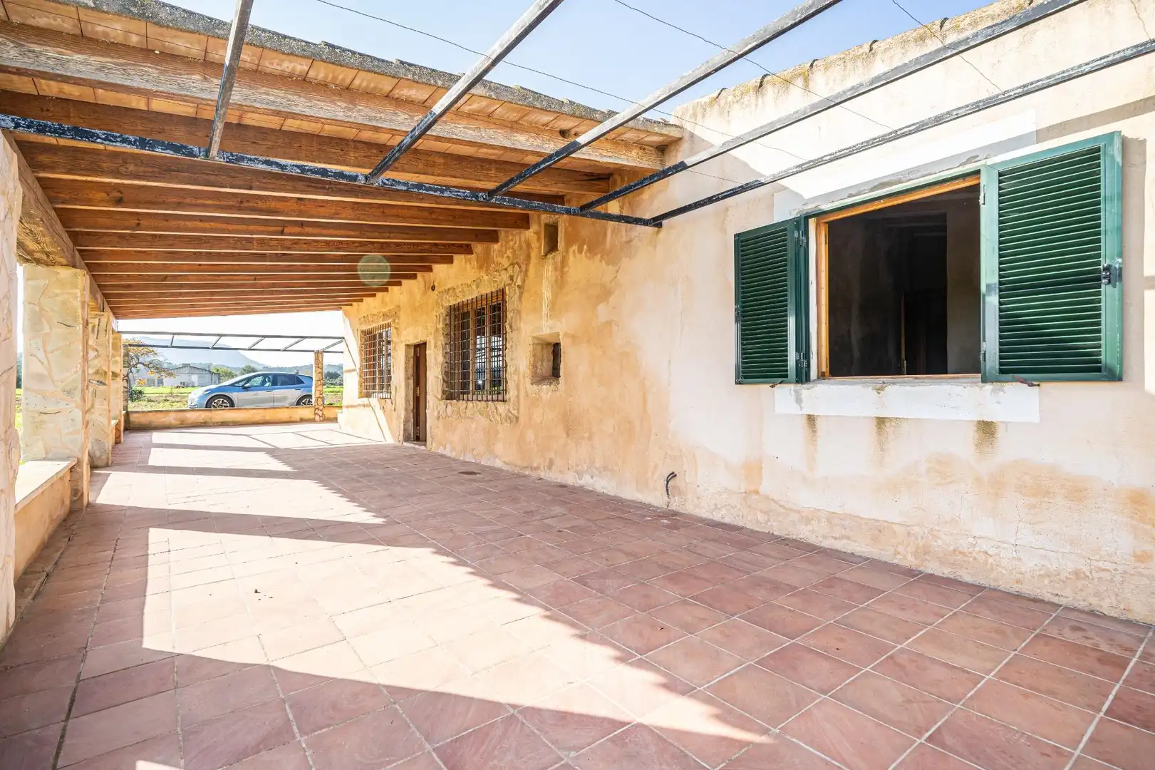 Vista exterior de Finca rústica en venda en Montuïri amb Calefacció, Jardí privat i Terrassa