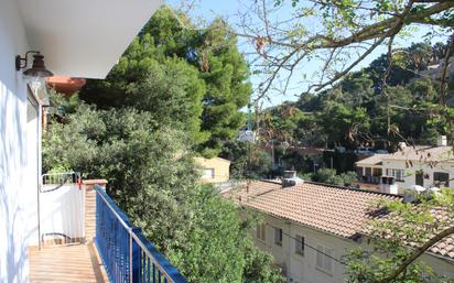 Exterior view of Single-family semi-detached for sale in Begur  with Air Conditioner, Terrace and Balcony