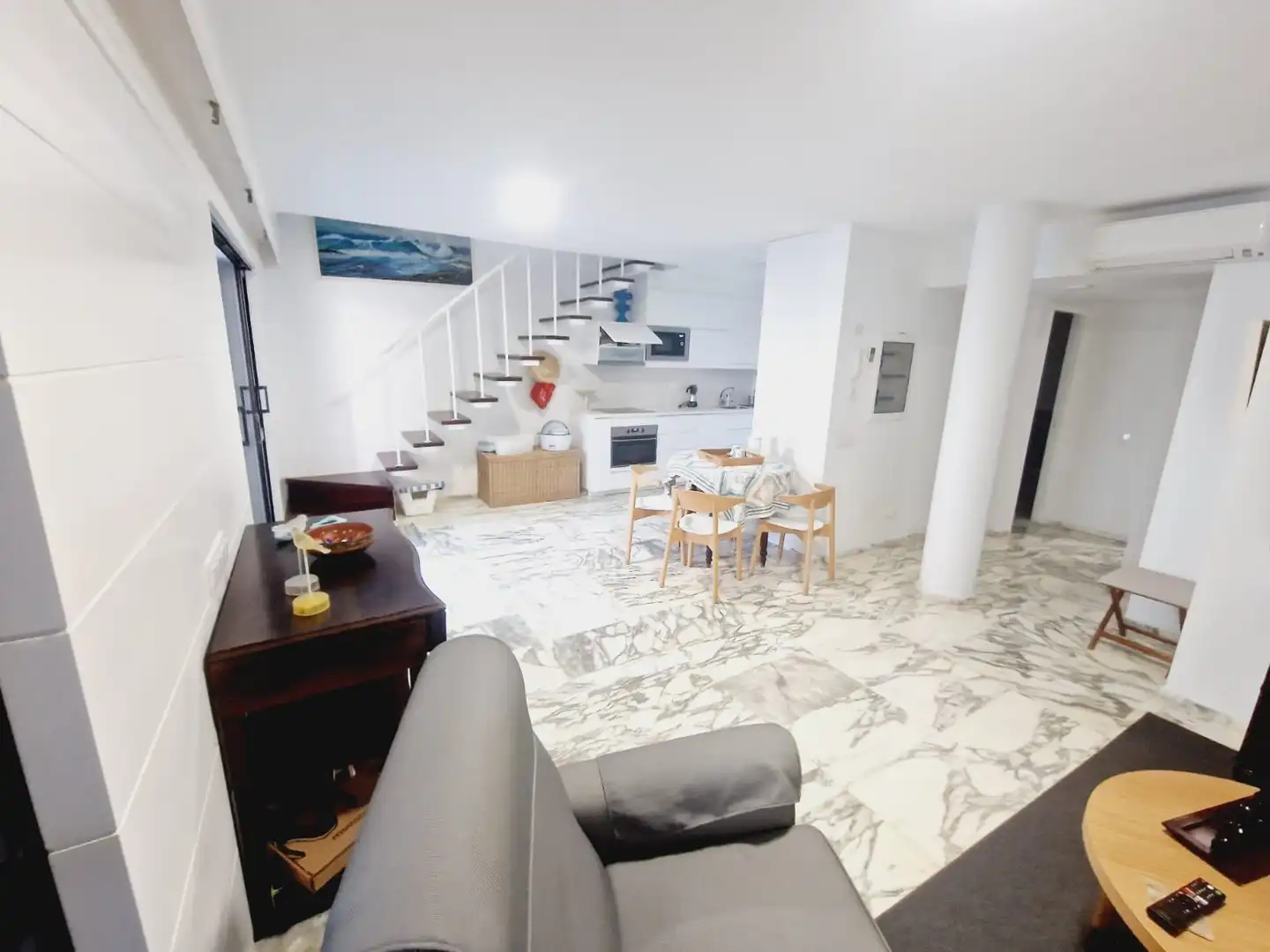 Wohnzimmer von Haus oder Chalet zur Miete in San Bartolomé de Tirajana mit Klimaanlage, Terrasse und Abstellraum