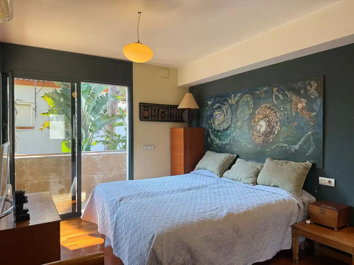 Bedroom of Houses for rent in Castelldefels  with Air Conditioner, Private garden and Terrace