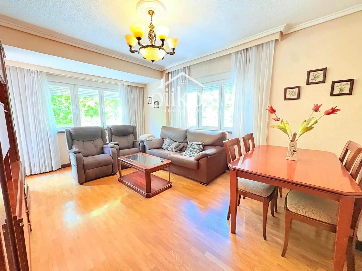 Sala d'estar de Pis en venda en Salamanca Capital amb Calefacció, Parquet i Balcó