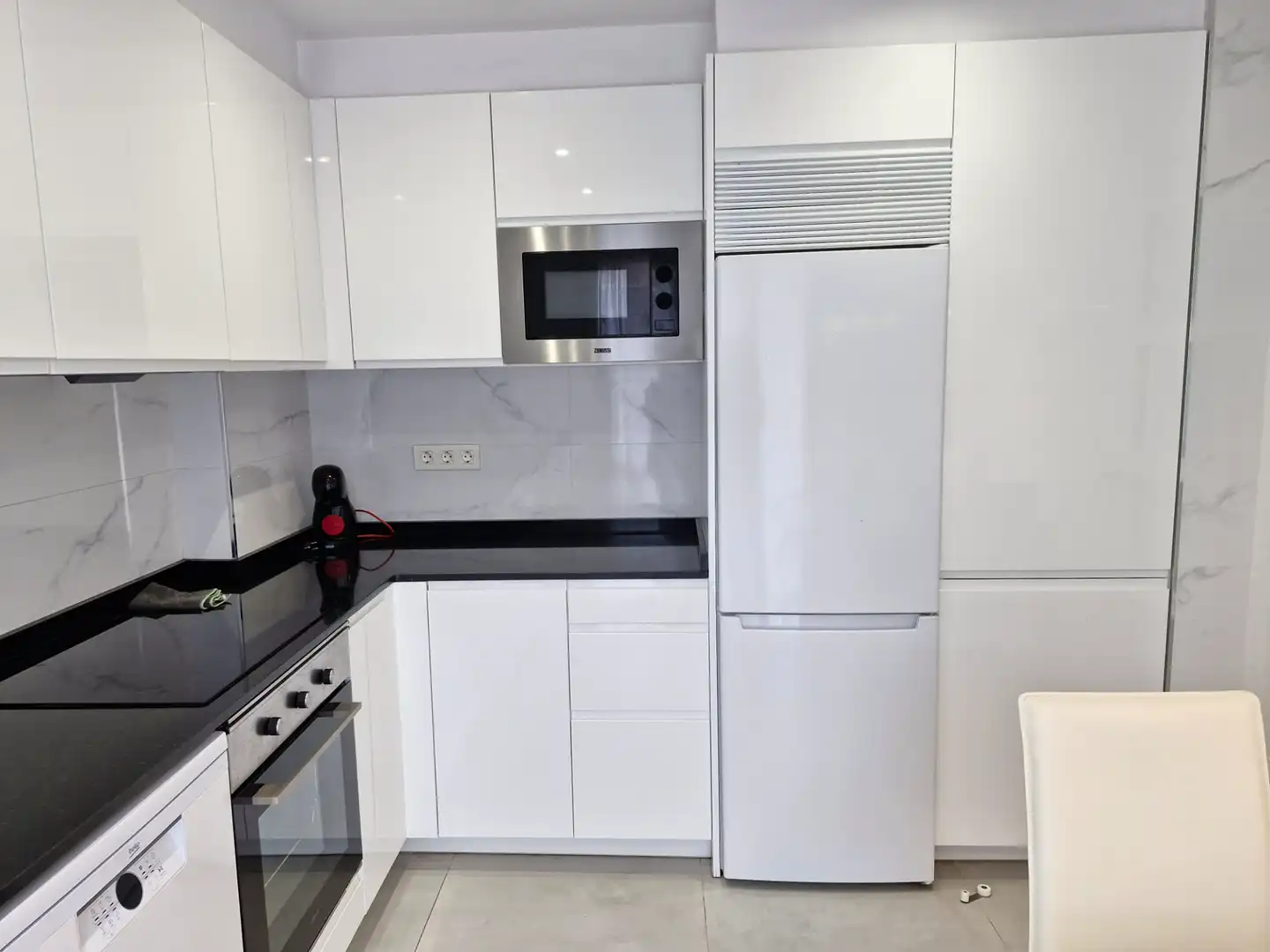 Kitchen of Flat for rent in Bilbao   with Heating, Furnished and Oven