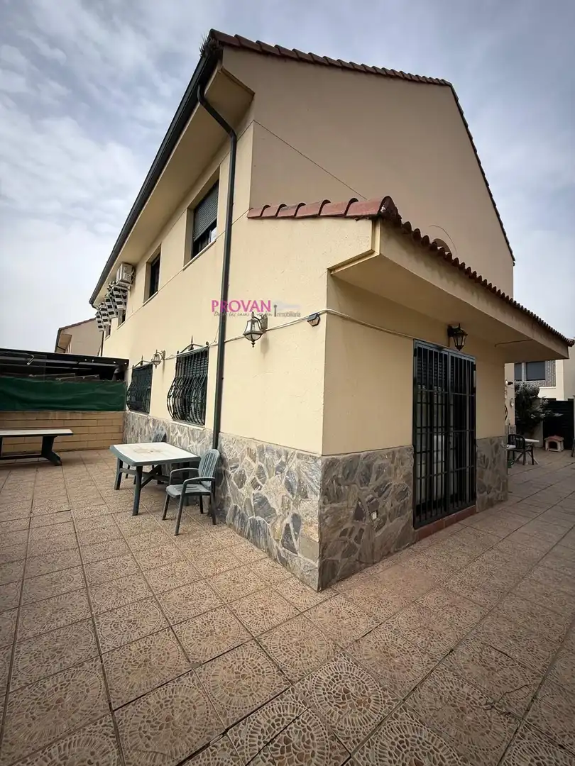 Exterior view of Detached homes for sale in Loeches  with Heating, Private garden and Storage room