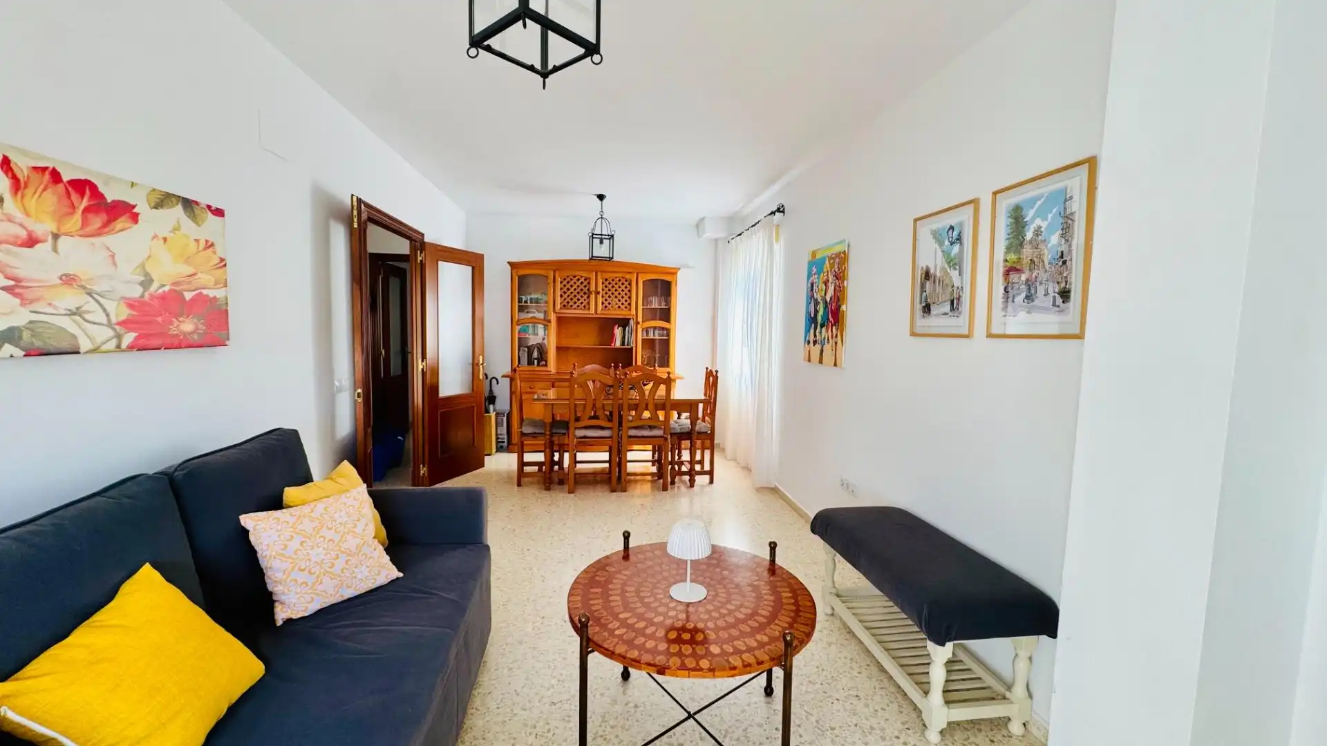 Sala d'estar de Àtic en venda en Sanlúcar de Barrameda amb Aire condicionat, Terrassa i Alarma