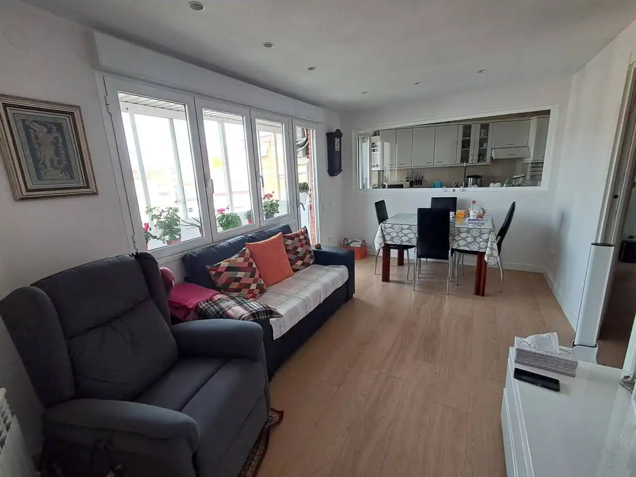Sala de estar de Piso en venta en  Logroño con Aire acondicionado, Calefacción y Terraza