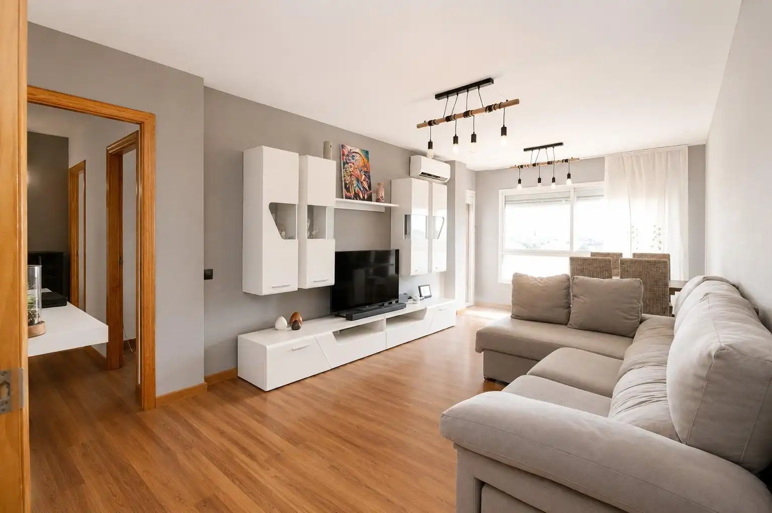 Sala d'estar de Pis en venda en  Palma de Mallorca amb Aire condicionat, Parquet i Traster