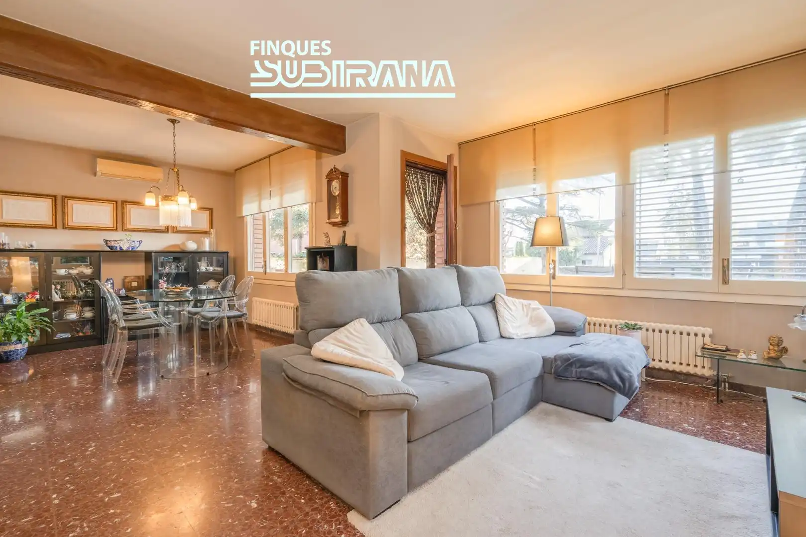 Living room of Houses for sale in Igualada  with Heating, Private garden and Terrace