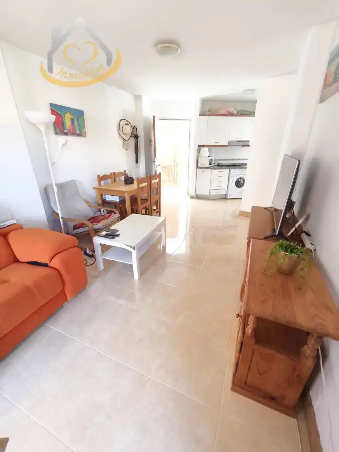 Sala d'estar de Apartament en venda en La Antilla amb Terrassa i Moblat