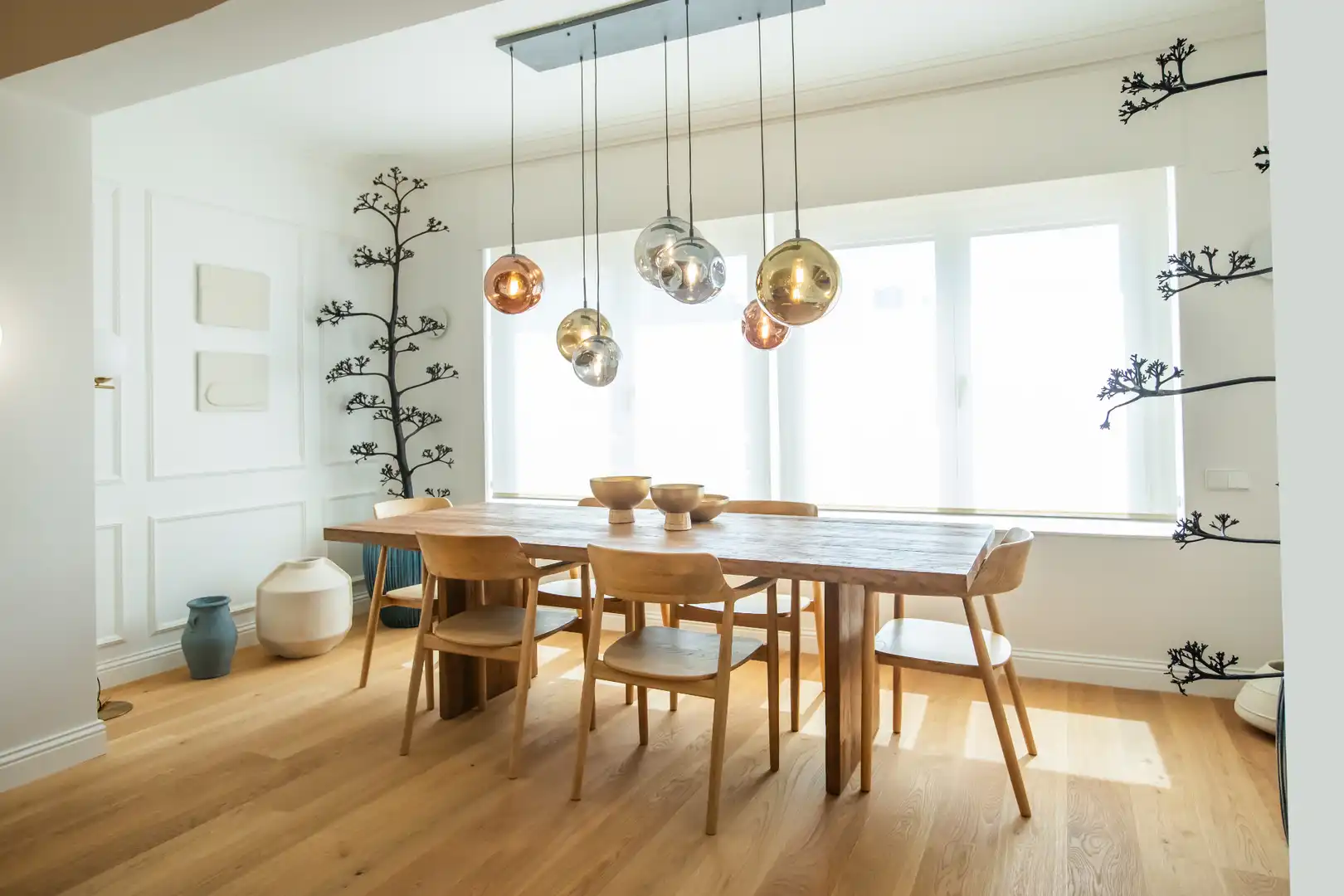 Esszimmer von Wohnung zur Miete in Barcelona mit Klimaanlage, Heizung und Parkett