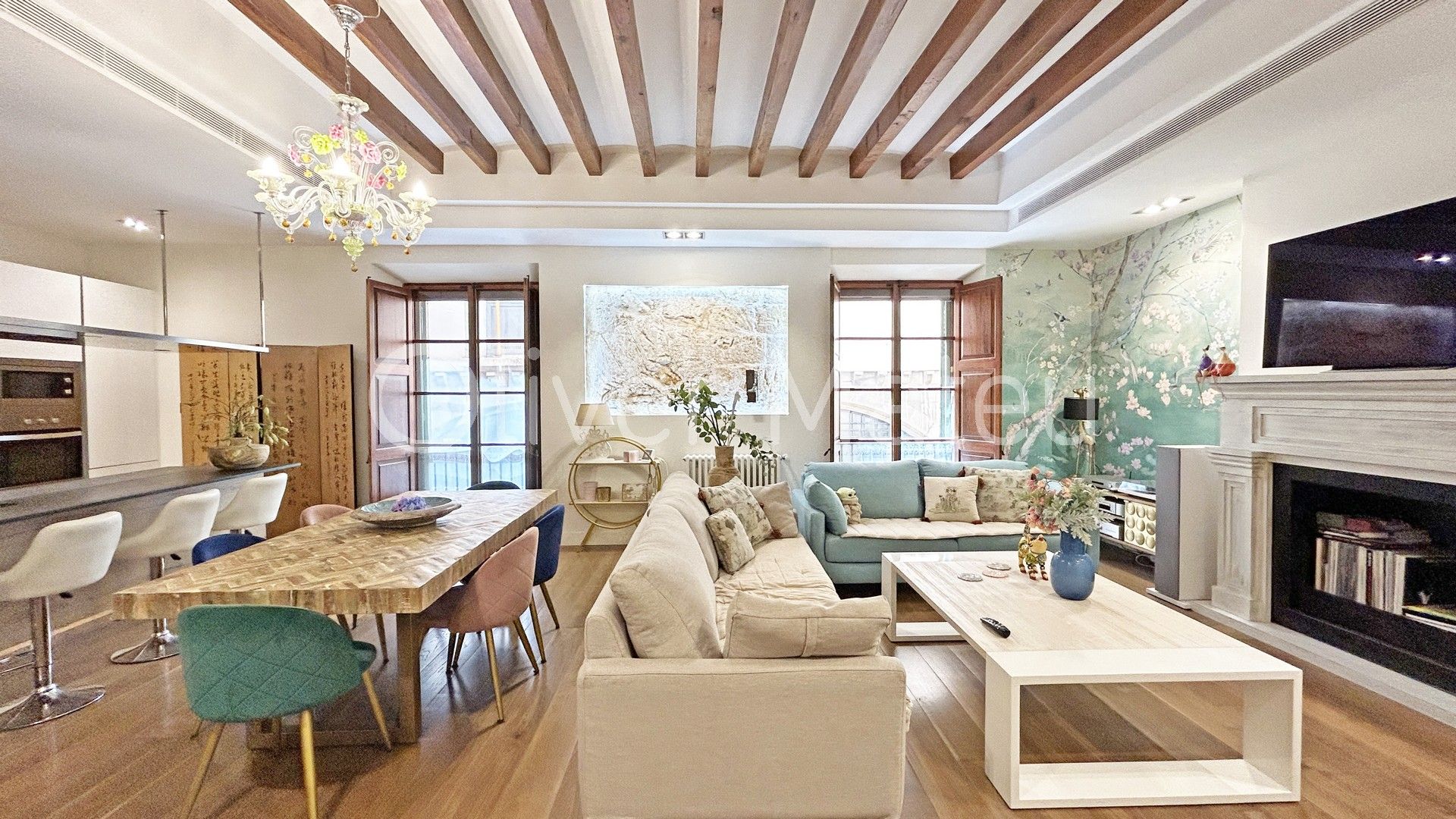 Sala d'estar de Dúplex en venda en  Palma de Mallorca amb Aire condicionat i Calefacció
