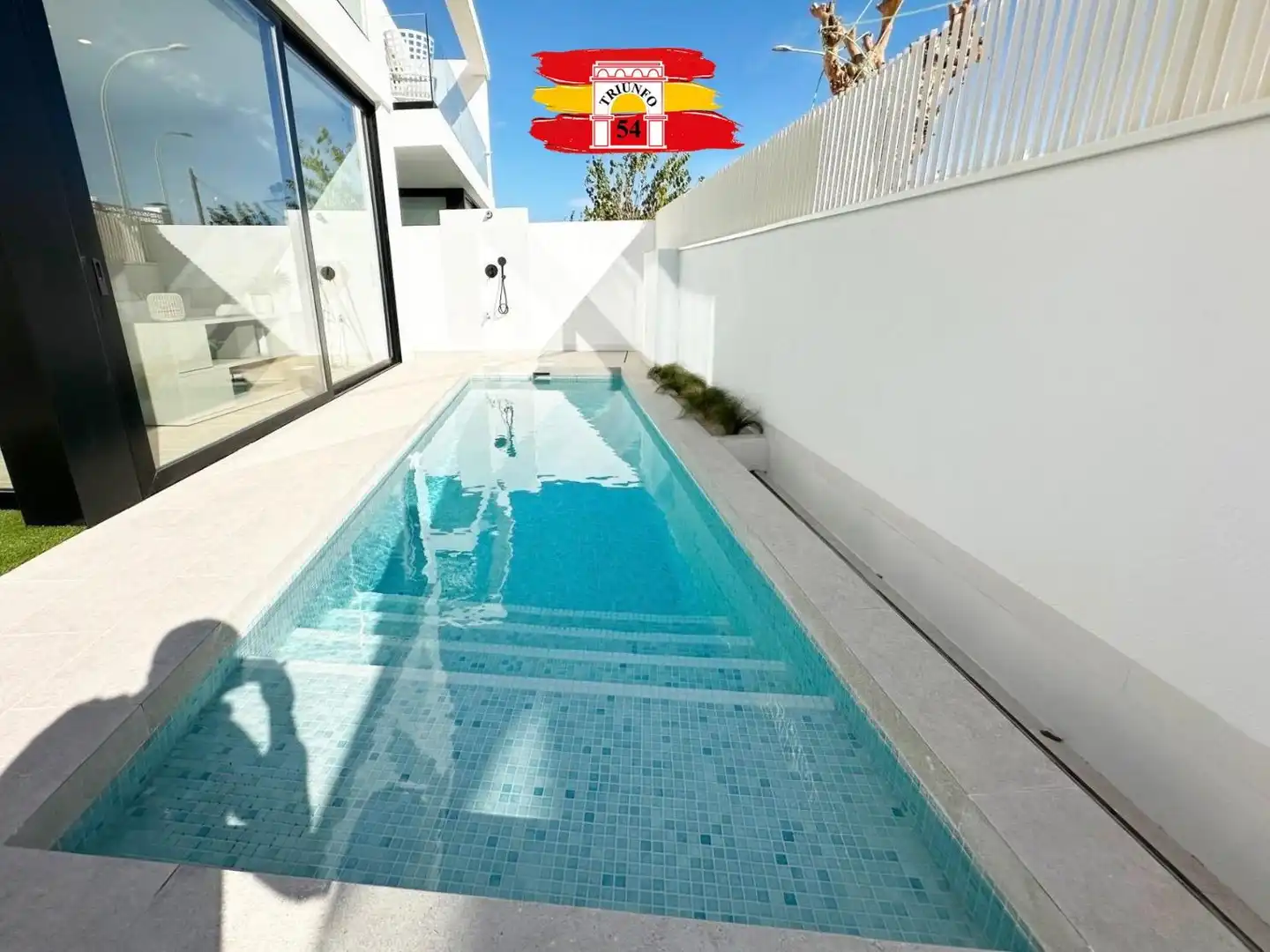Swimming pool of Houses for sale in Pilar de la Horadada  with Air Conditioner, Heating and Private garden