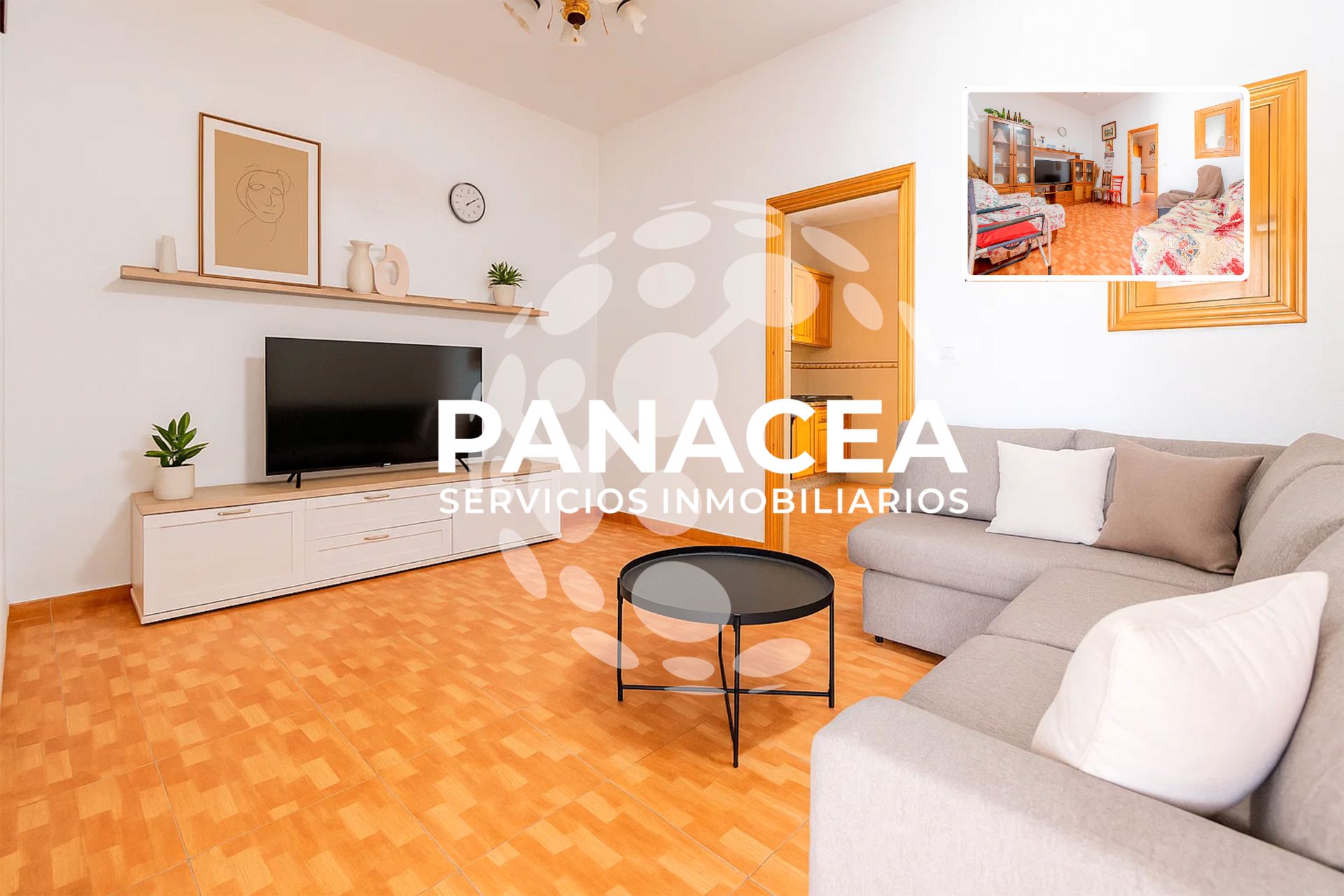 Living room of Single-family semi-detached for sale in Dalías  with Furnished, Washing machine and Microwave