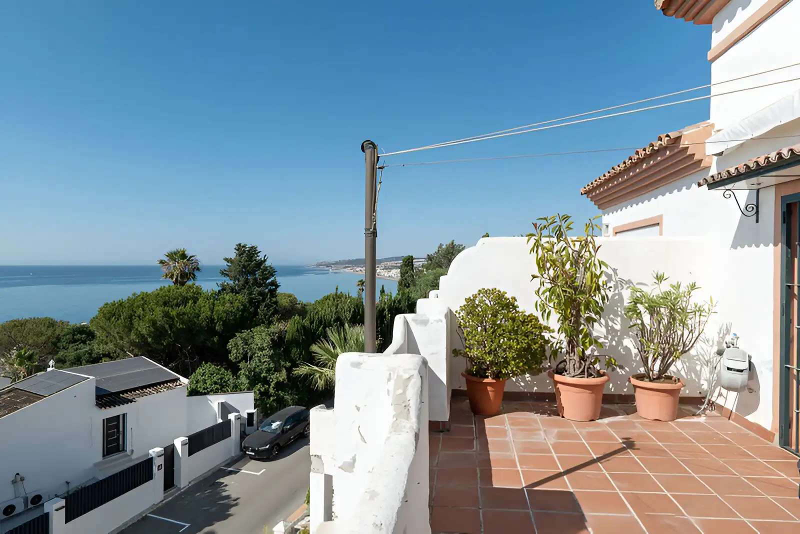 Exterior view of Detached homes for sale in Casares  with Air Conditioner, Heating and Terrace