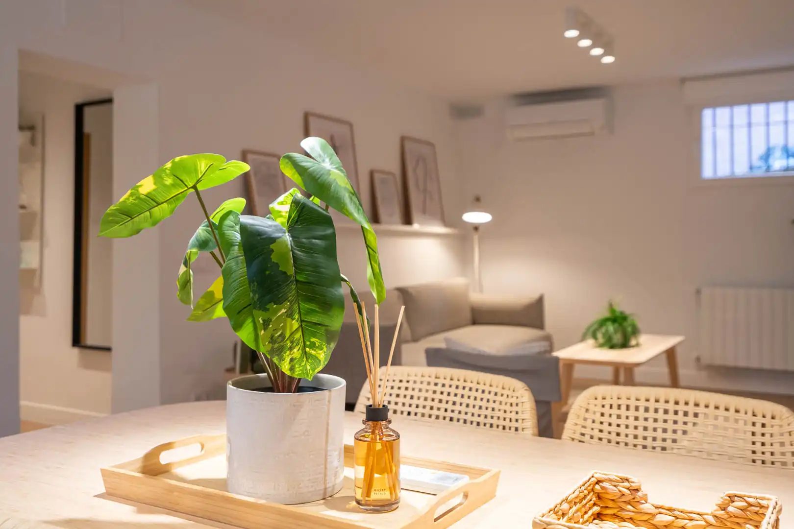 Living room of Flat for rent in Madrid  with Heating, Furnished and Oven
