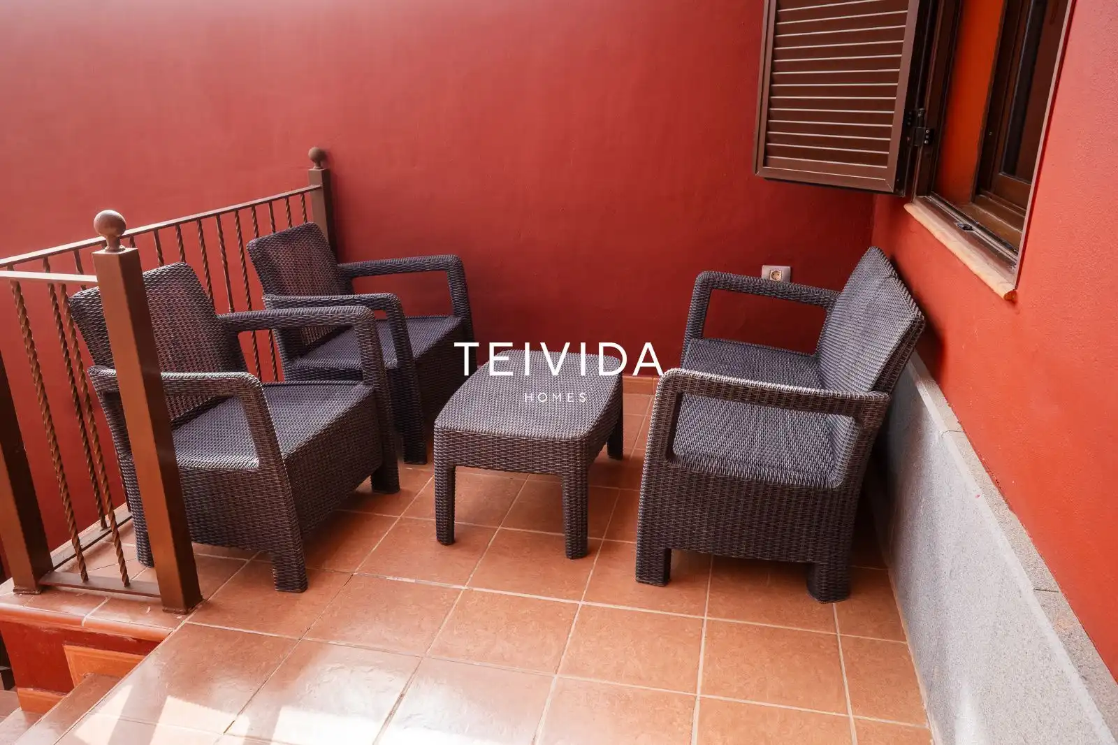 Terrasse von Wohnung zur Miete in Adeje mit Klimaanlage, Terrasse und Möbliert