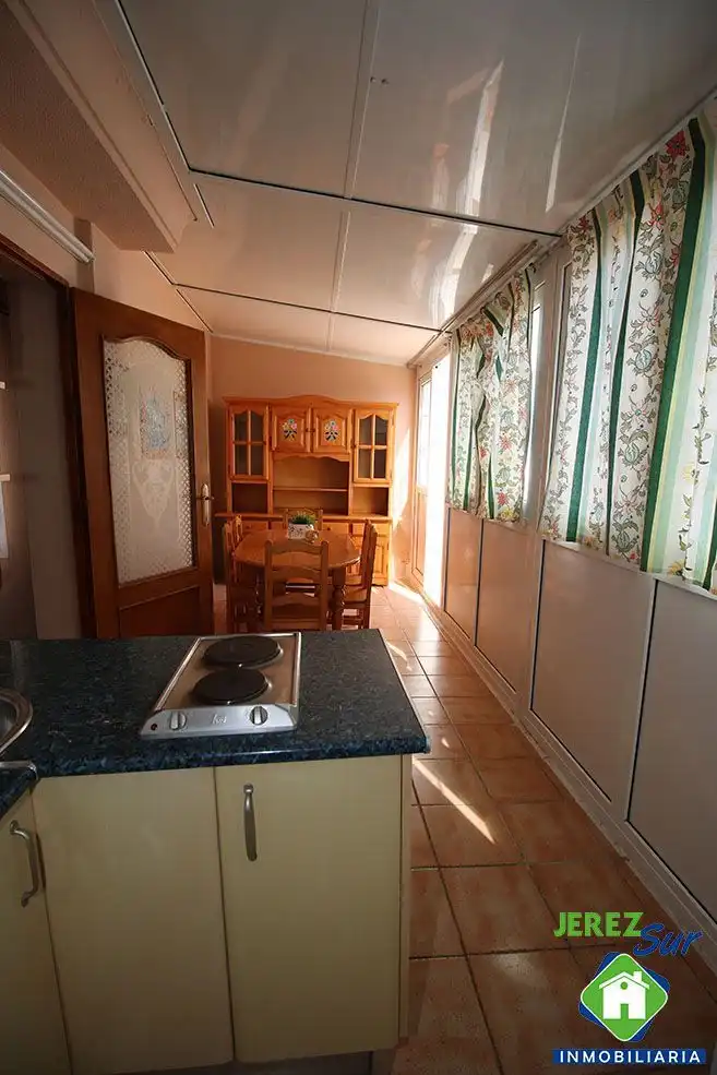 Cocina de Casa adosada en venta en Jerez de la Frontera con Aire acondicionado, Calefacción y Terraza