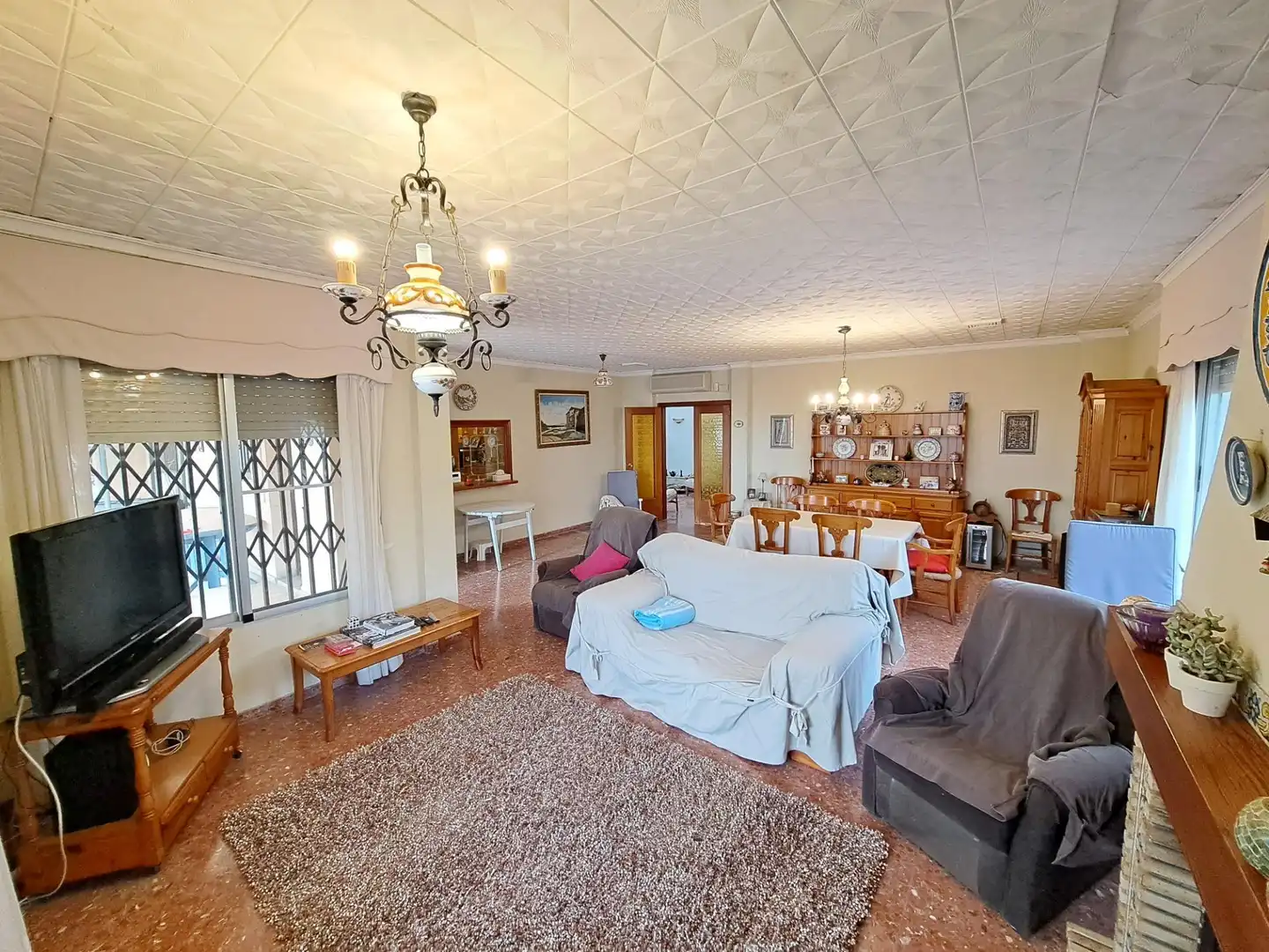 Sala de estar de Casa o chalet en venta en Alzira con Aire acondicionado, Jardín privado y Terraza