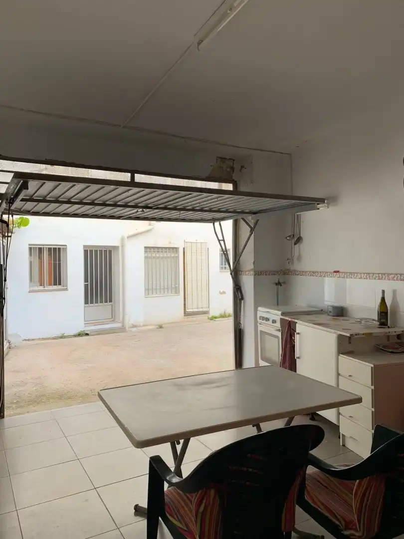 Küche von Erdgeschoss zum Verkauf in Valencia mit Terrasse, Abstellraum und Möbliert