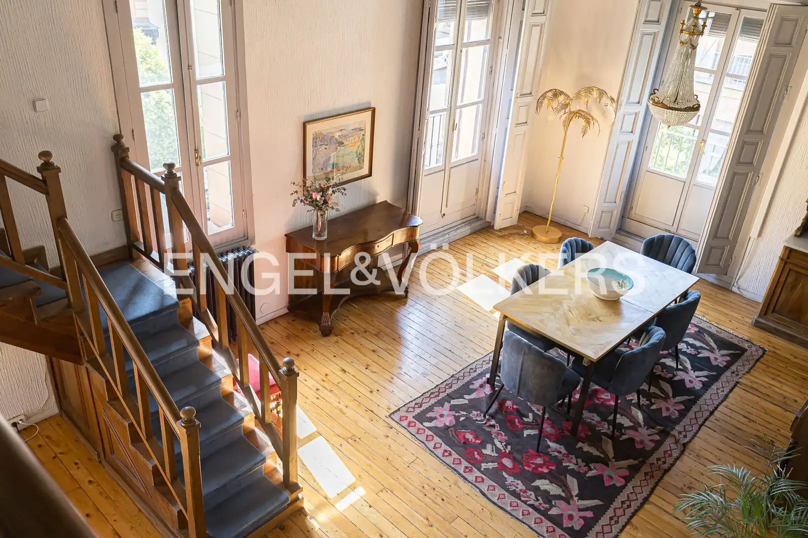 Esszimmer von Wohnung zur Miete in Madrid mit Klimaanlage, Heizung und Abstellraum