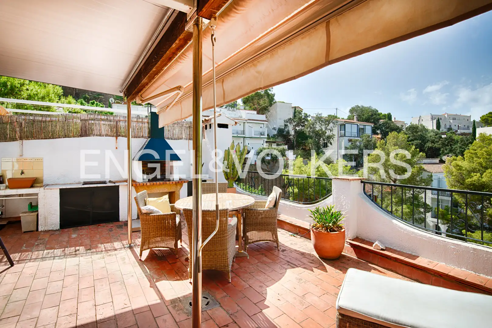 Terraza de Casa o chalet en venta en Roses con Jardín privado, Terraza y Amueblado