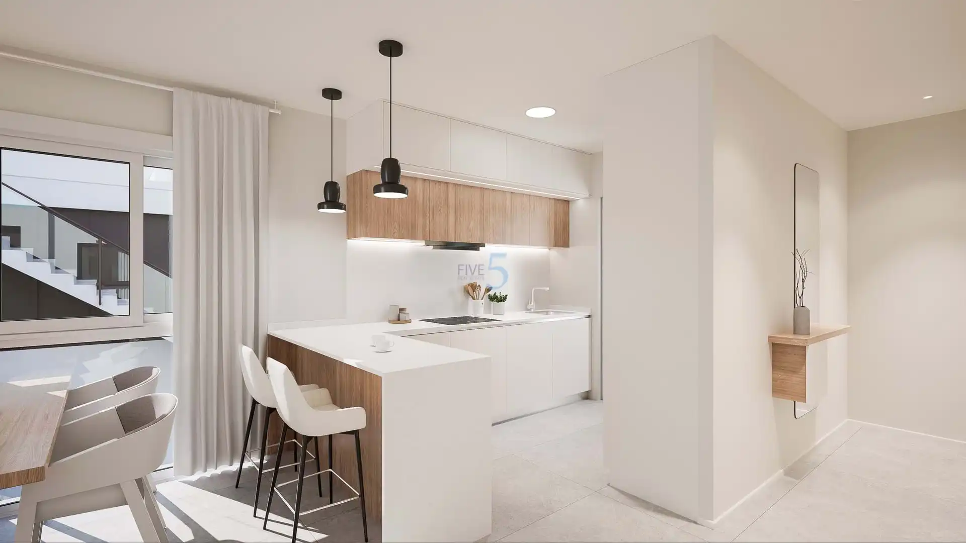 Küche von Wohnung zum Verkauf in Pilar de la Horadada mit Schwimmbad