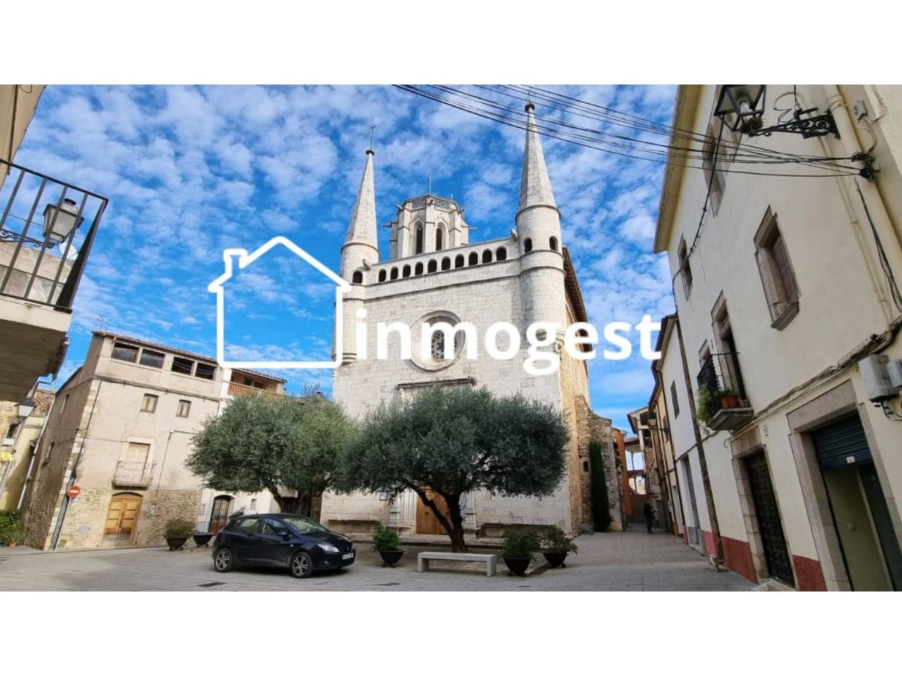 Exterior view of Single-family semi-detached for sale in Bordils  with Heating and Terrace
