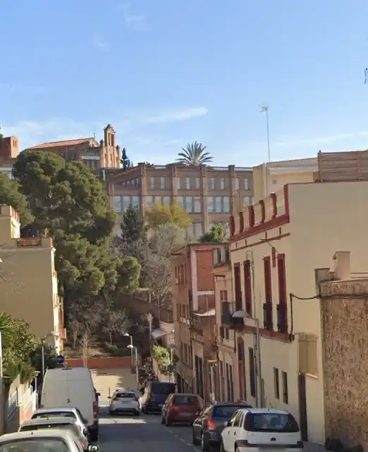 Außenansicht von Wohnung zum Verkauf in Barcelona mit Klimaanlage, Privatgarten und Möbliert