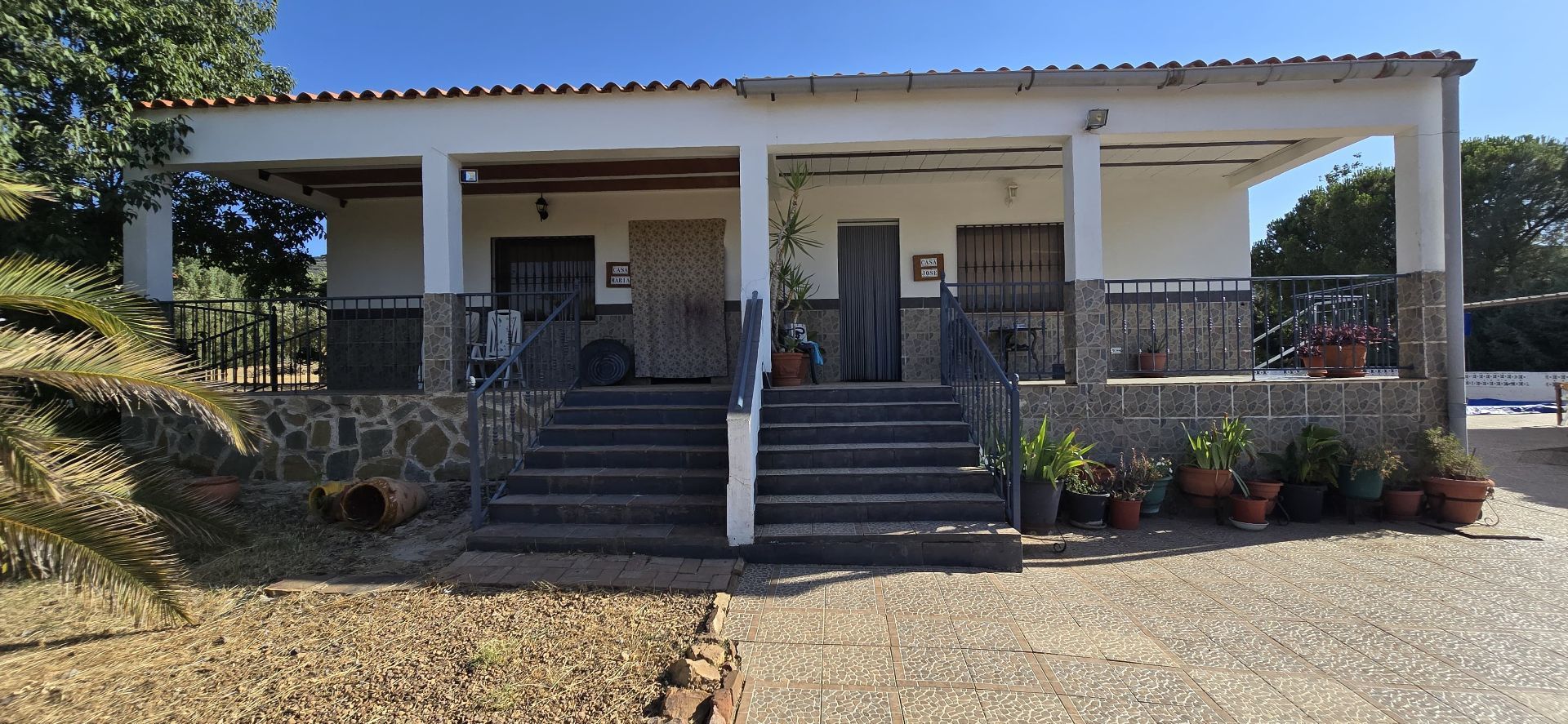Exterior view of Country house for sale in Brazatortas  with Air Conditioner and Swimming Pool