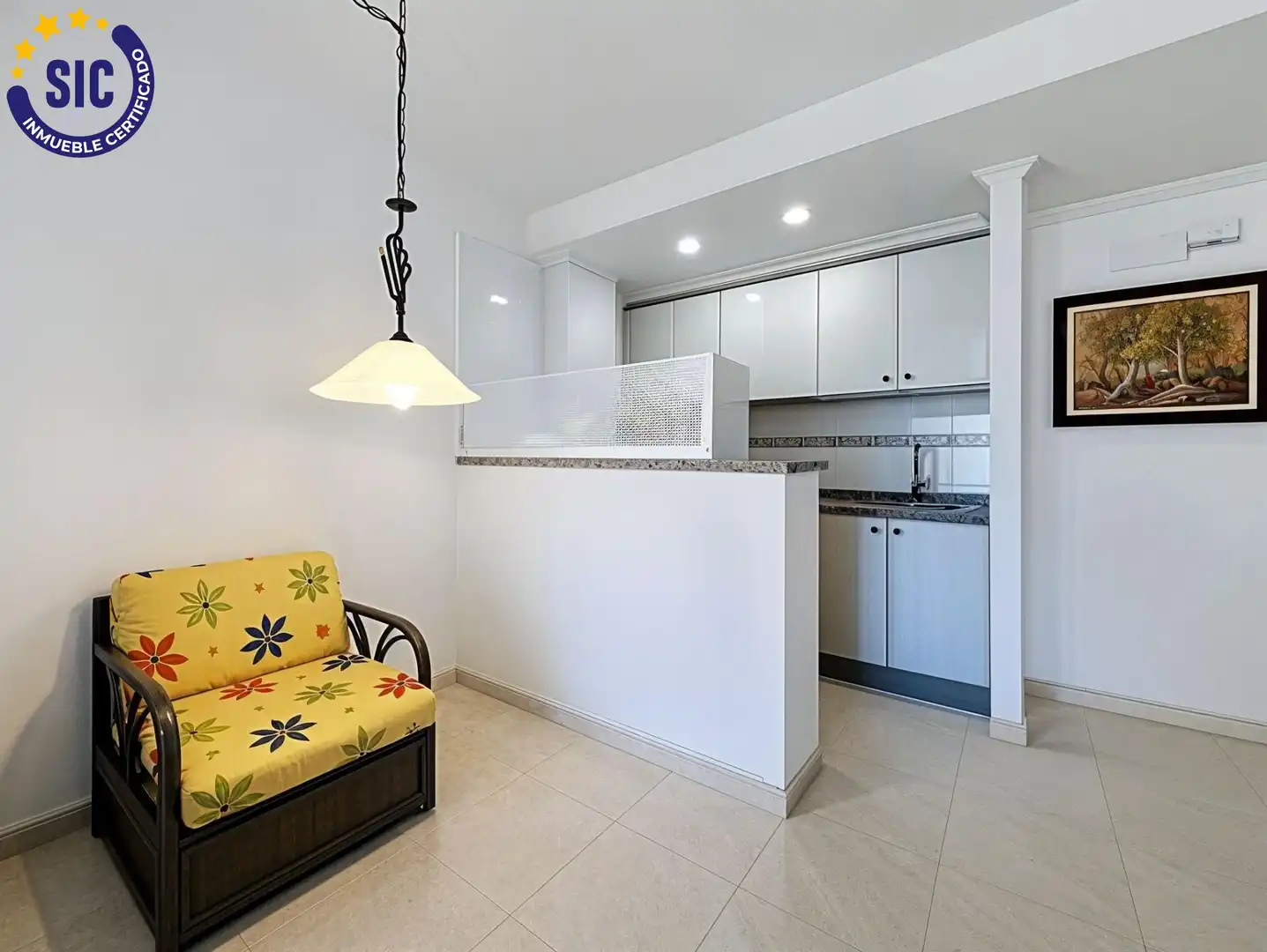 Cuina de Apartament en venda en Calpe / Calp amb Calefacció, Terrassa i Piscina comunitària