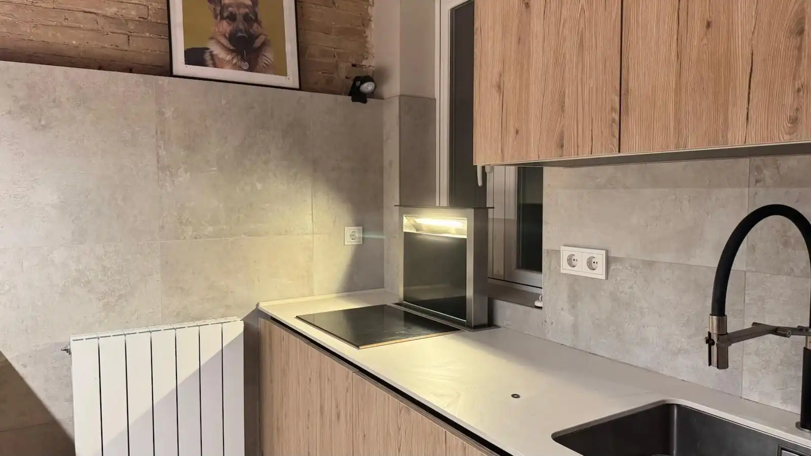 Cuina de Apartament de lloguer en  Logroño amb Aire condicionat, Calefacció i Terrassa