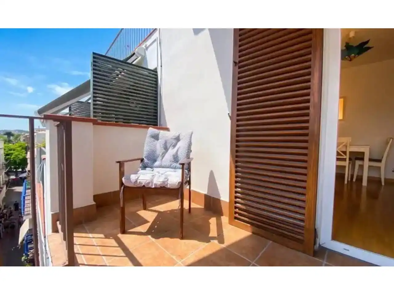 Terrasse von Wohnung zum Verkauf in Sitges mit Klimaanlage, Heizung und Terrasse