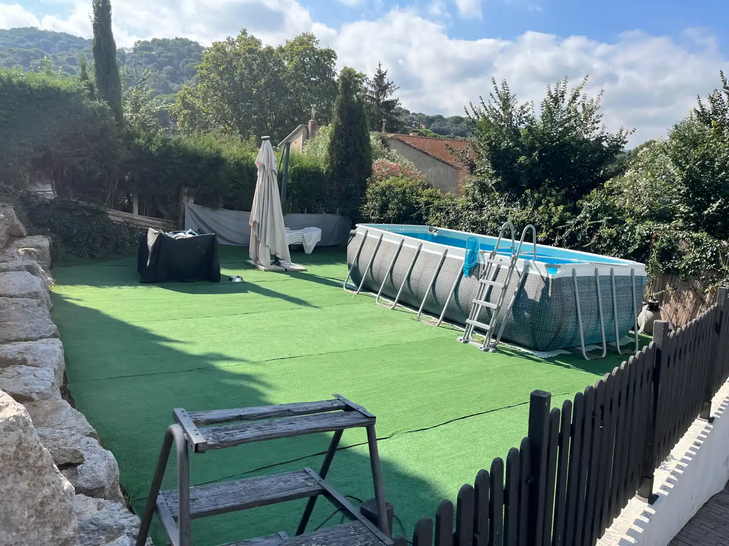 Piscina de Casa o xalet en venda en Vilanova del Vallès amb Aire condicionat, Calefacció i Jardí privat