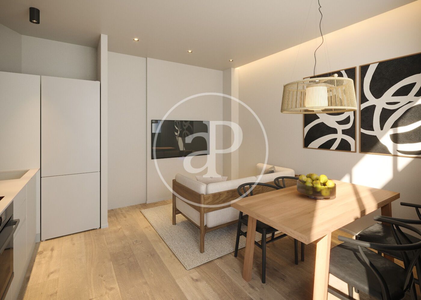 Living room of Loft for sale in  Barcelona Capital  with Heating