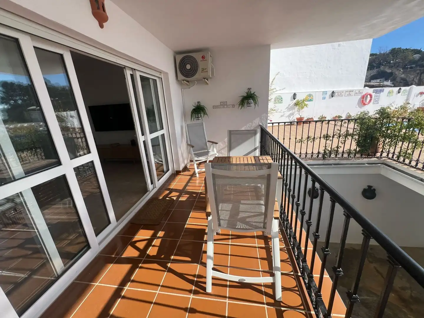Terrassa de Apartament en venda en Mijas amb Aire condicionat, Terrassa i Piscina