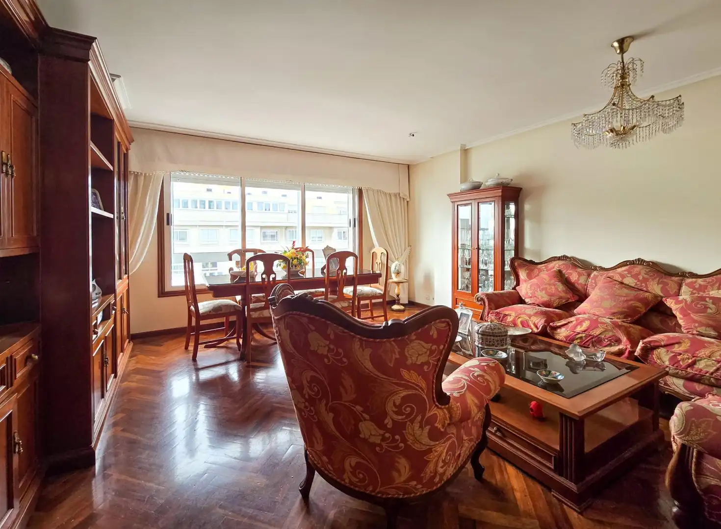 Sala de estar de Dúplex en venta en A Coruña Capital  con Calefacción, Parquet y Terraza