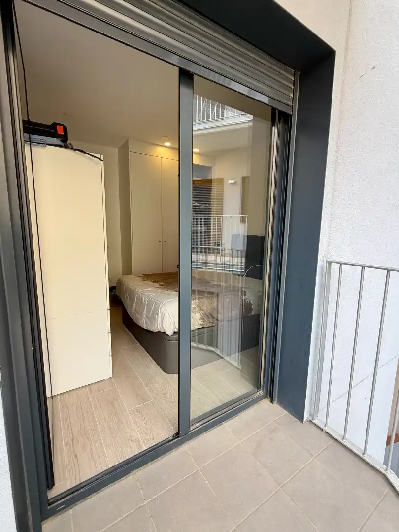 Schlafzimmer von Wohnung zum Verkauf in Barcelona mit Klimaanlage, Heizung und Parkett
