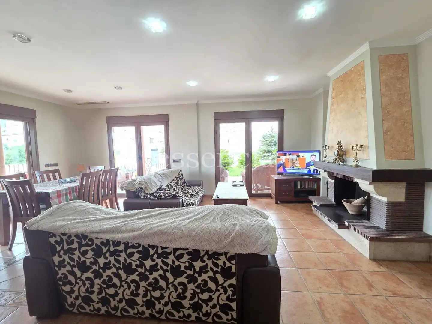 Living room of Houses for sale in Terrateig  with Air Conditioner, Private garden and Terrace