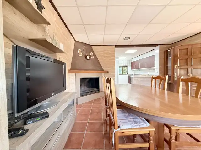 Sala d'estar de Finca rústica en venda en Cabanes amb Jardí privat, Terrassa i Piscina