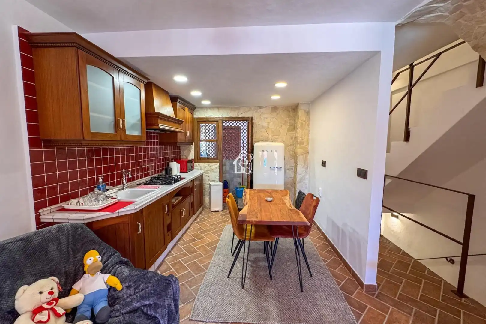 Cocina de Dúplex de alquiler en Guardamar del Segura con Aire acondicionado, Terraza y Amueblado