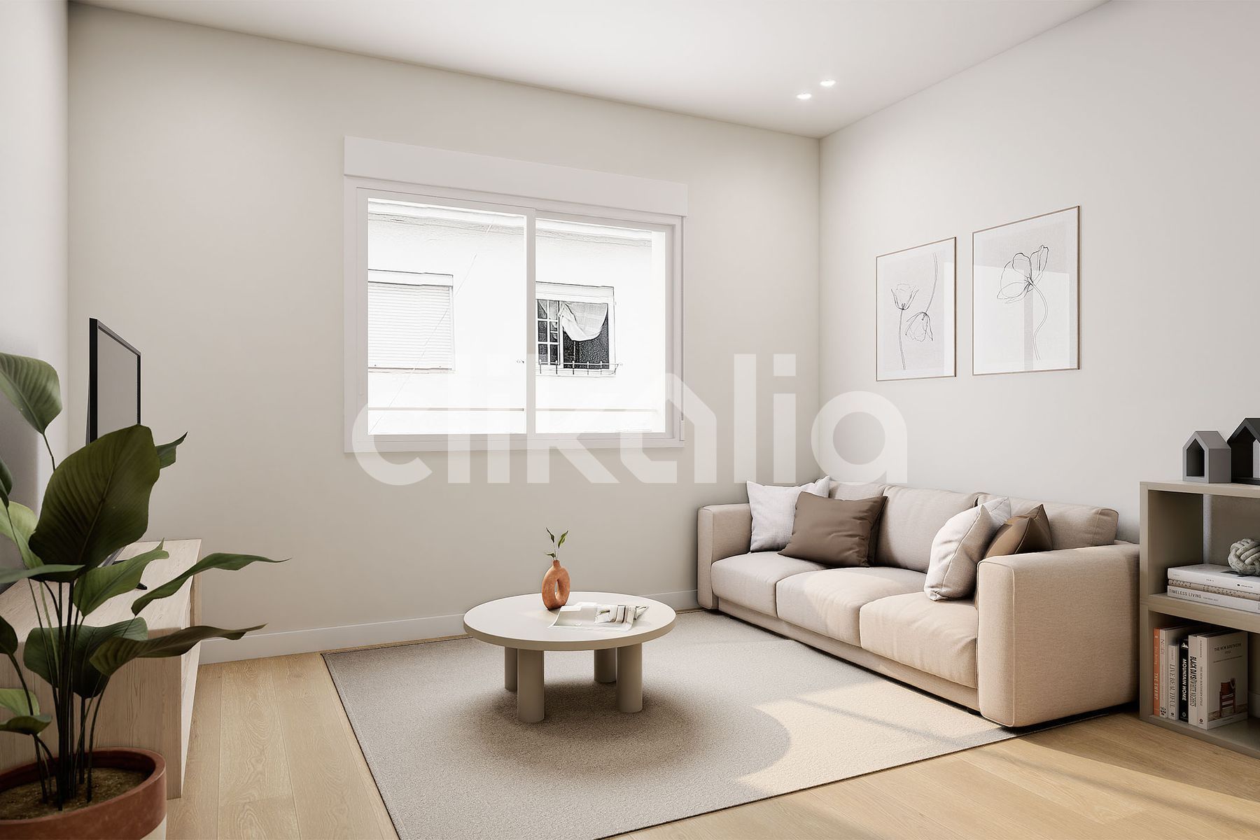 Sala d'estar de Pis en venda en  Sevilla Capital amb Aire condicionat